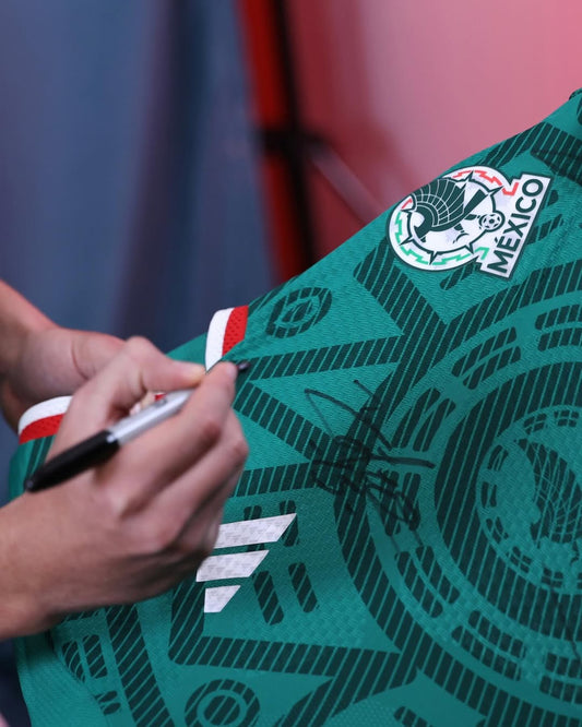 Jersey Autografiado adidas Futbol Selección Mexicana Local 26
